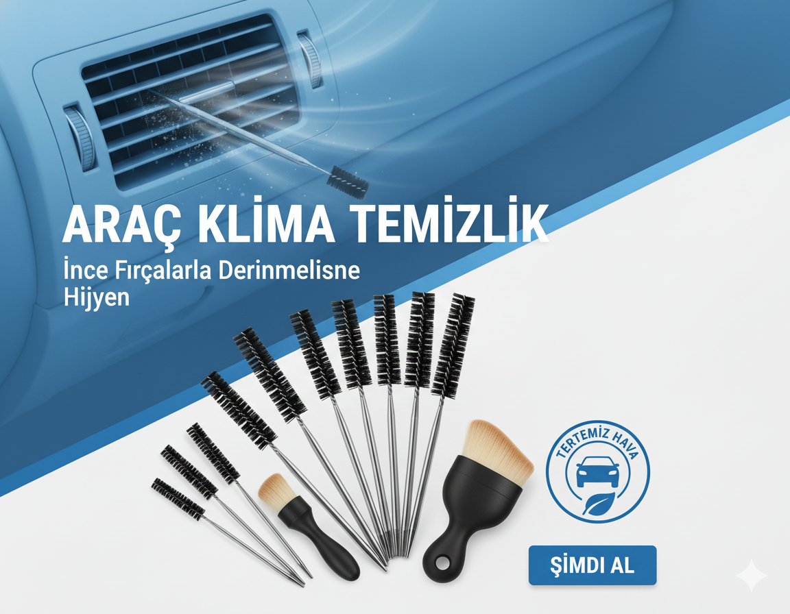 Araç İçi Fırça Seti